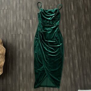 Velvet midi dress- worn once